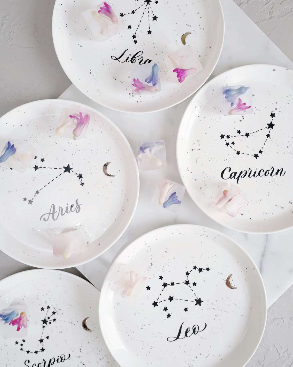 Серия блюдец со знаком зодиака "Лина" английские