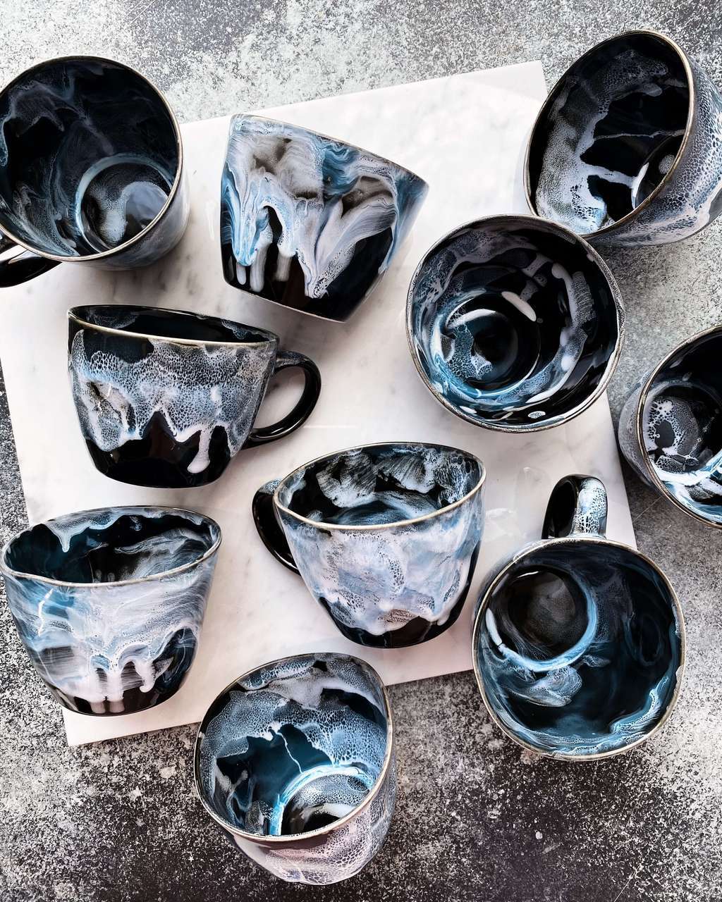 Маленькая кружка "Черный космос"