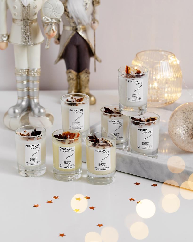 Свеча малая Linadelika из коллекции White Christmas