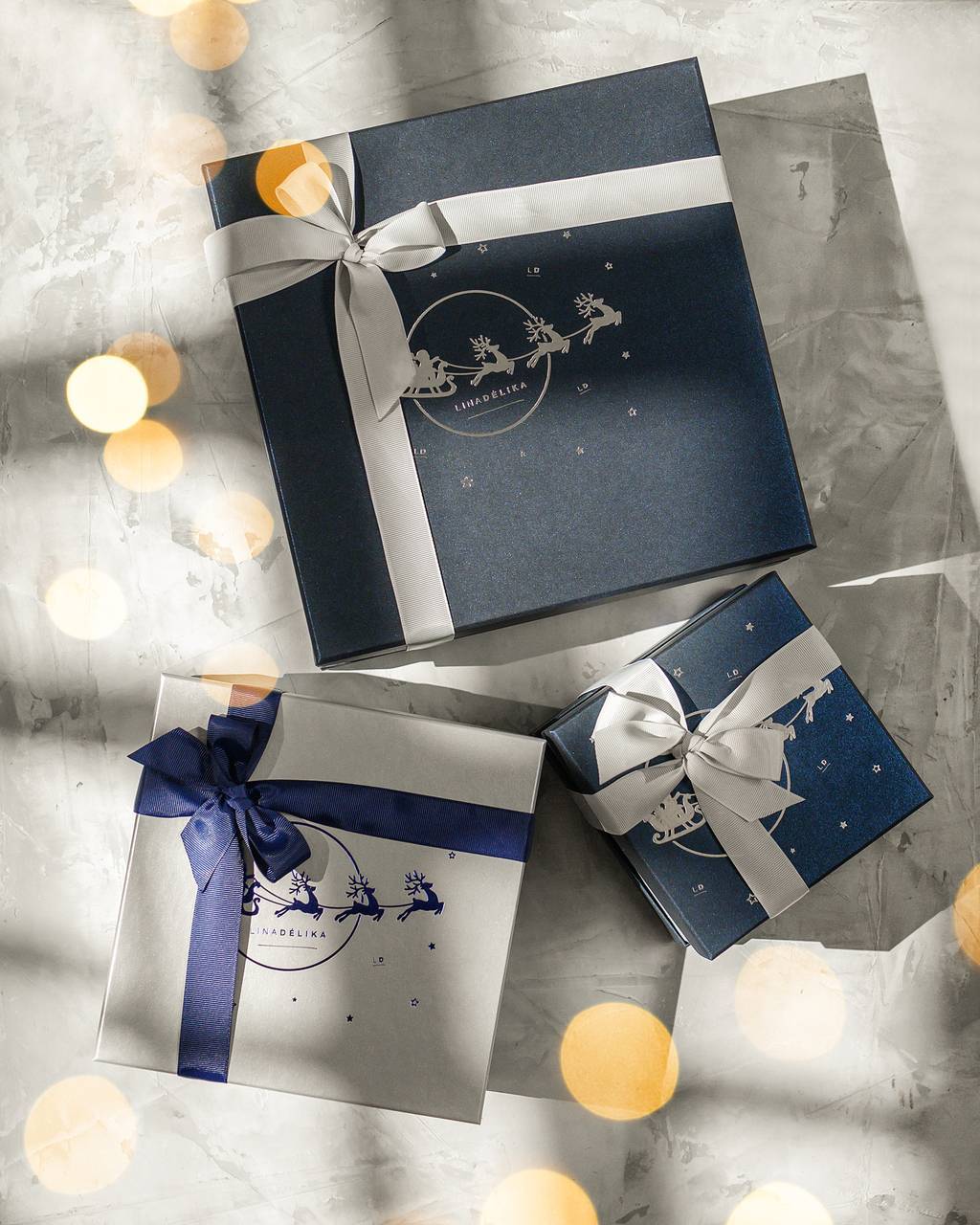 Новогодняя подарочная коробка