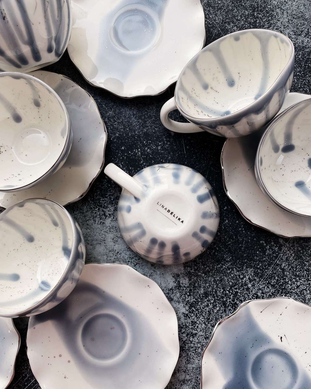 Чайная пара "Графит"