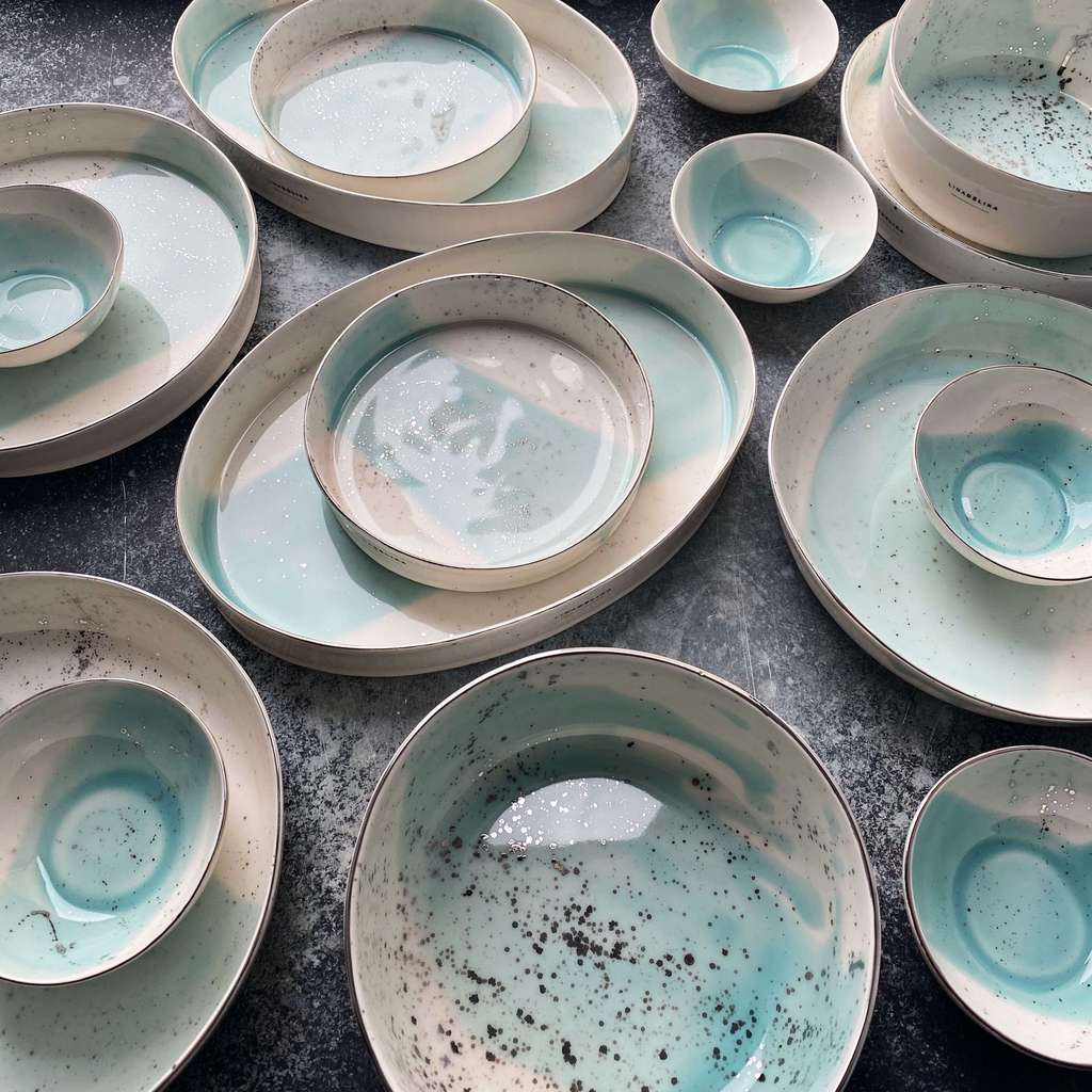 Серия глубоких тарелок и блюд "Водолей"