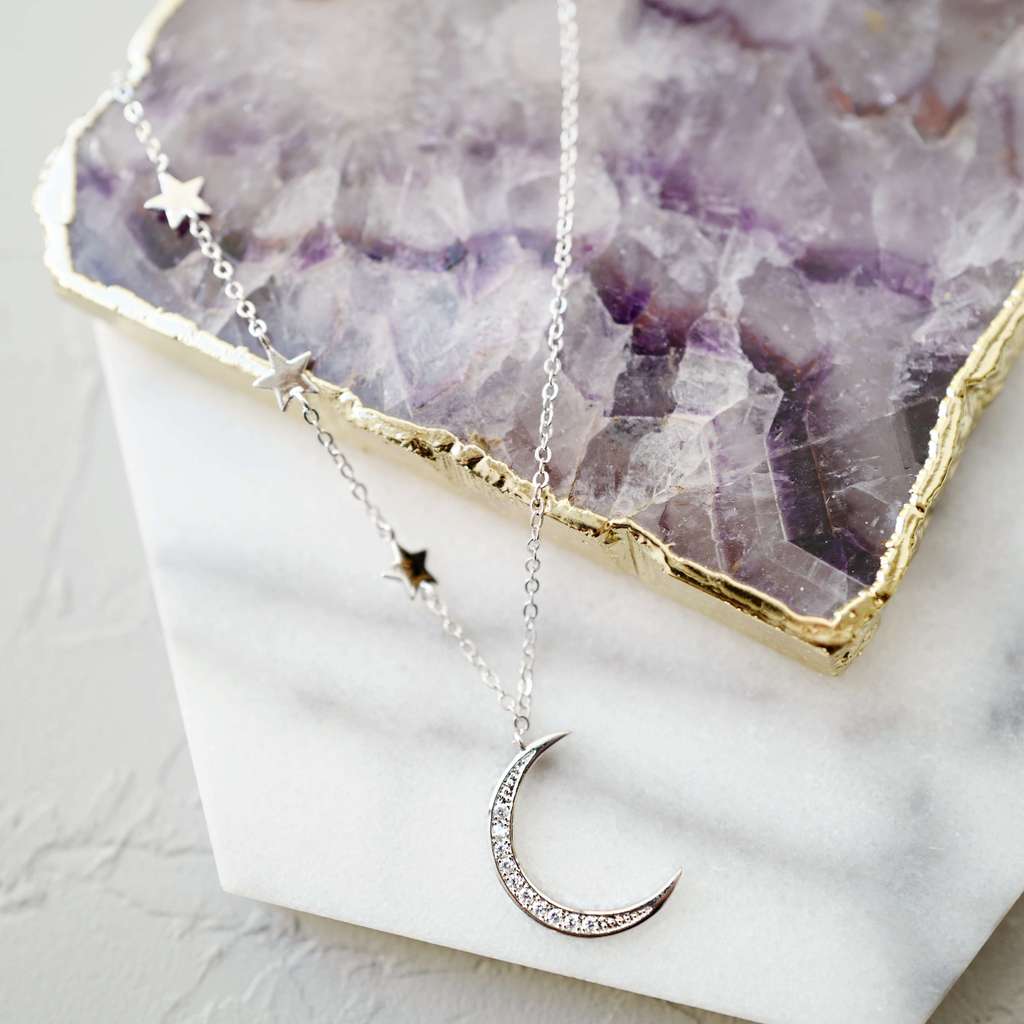 Подвеска Месяц и три звезды