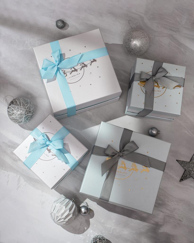 Новогодняя подарочная коробка