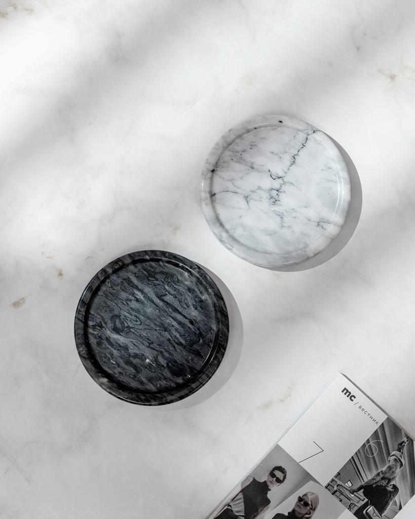 Мраморное блюдце