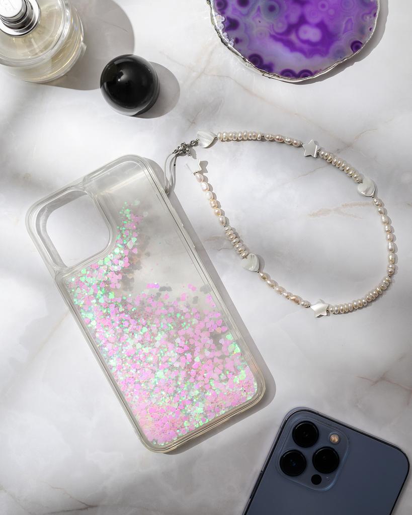 Цепочка на айфон из натуральных камней