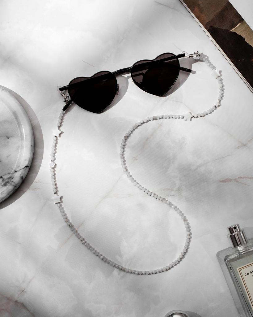 Цепочка для очков из натуральных камней