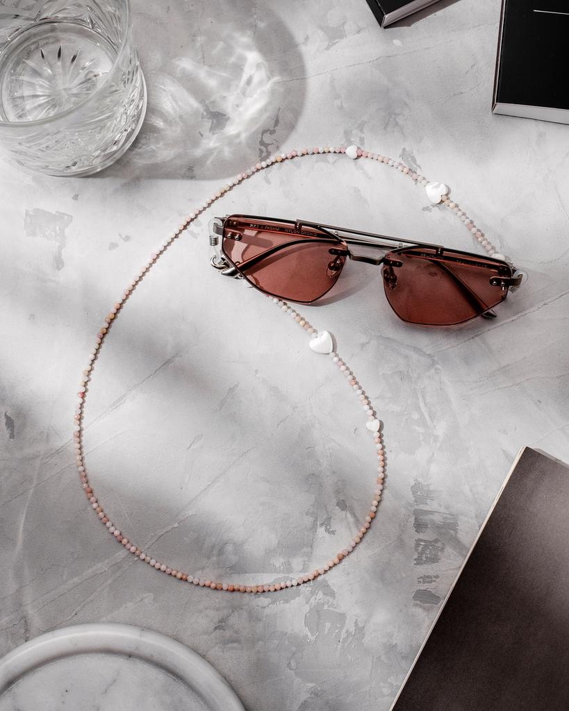 Цепочка для очков из натуральных камней
