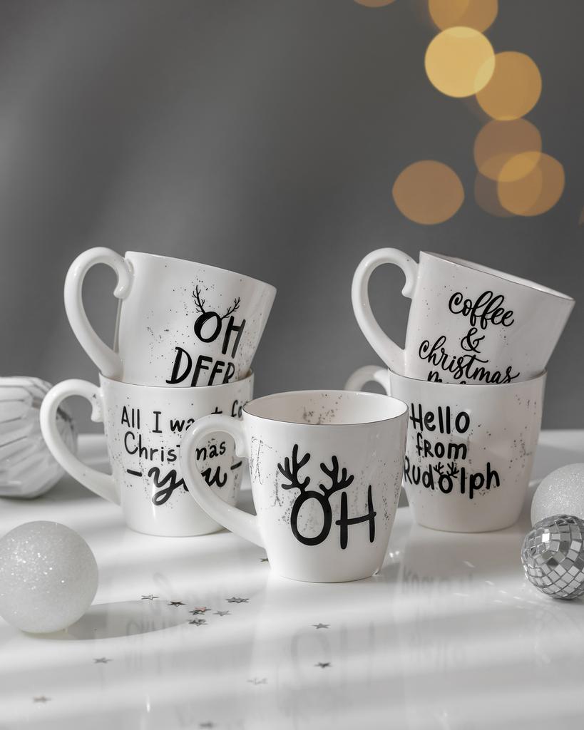 Кружка "Новогодняя" с платиной