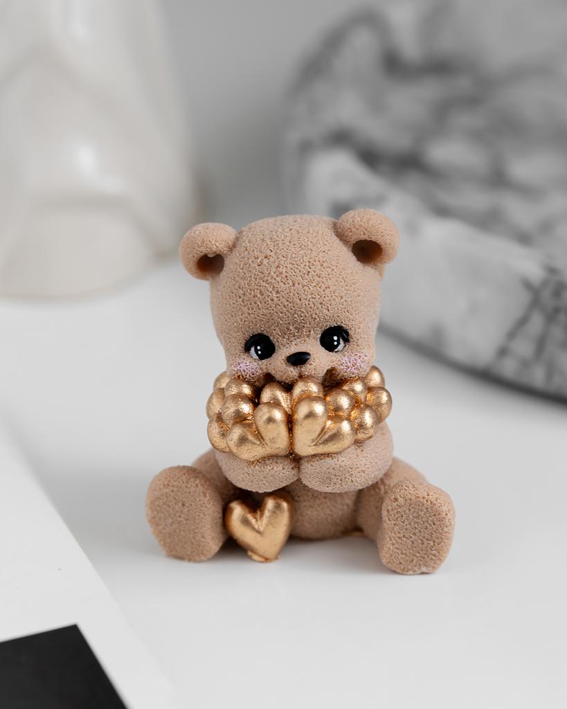 Шоколадный мишка из белого шоколада