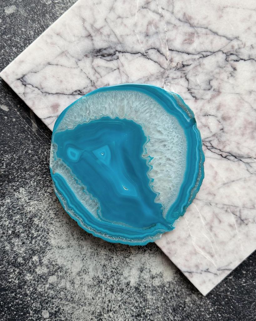 Тонированный срез агата 15х16см без окантовки