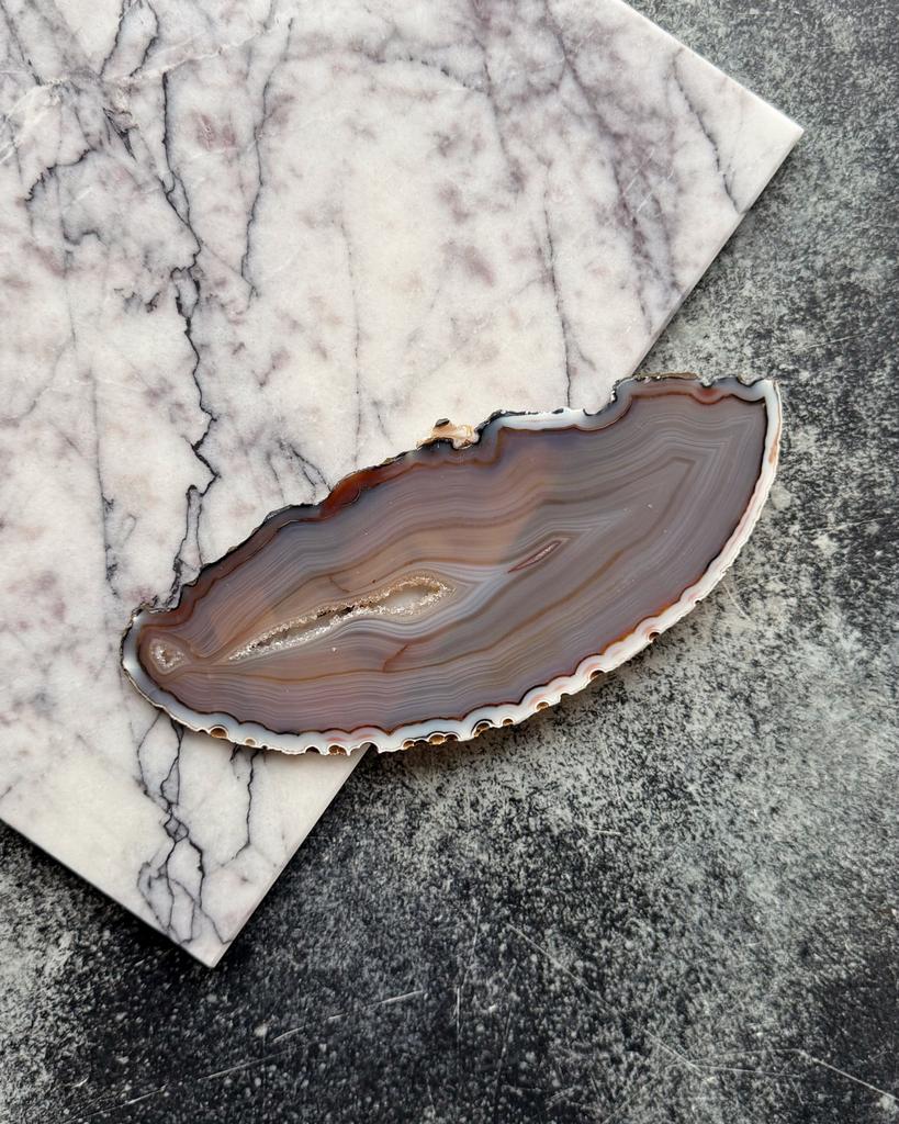 Срез агата 9х20см без окантовки