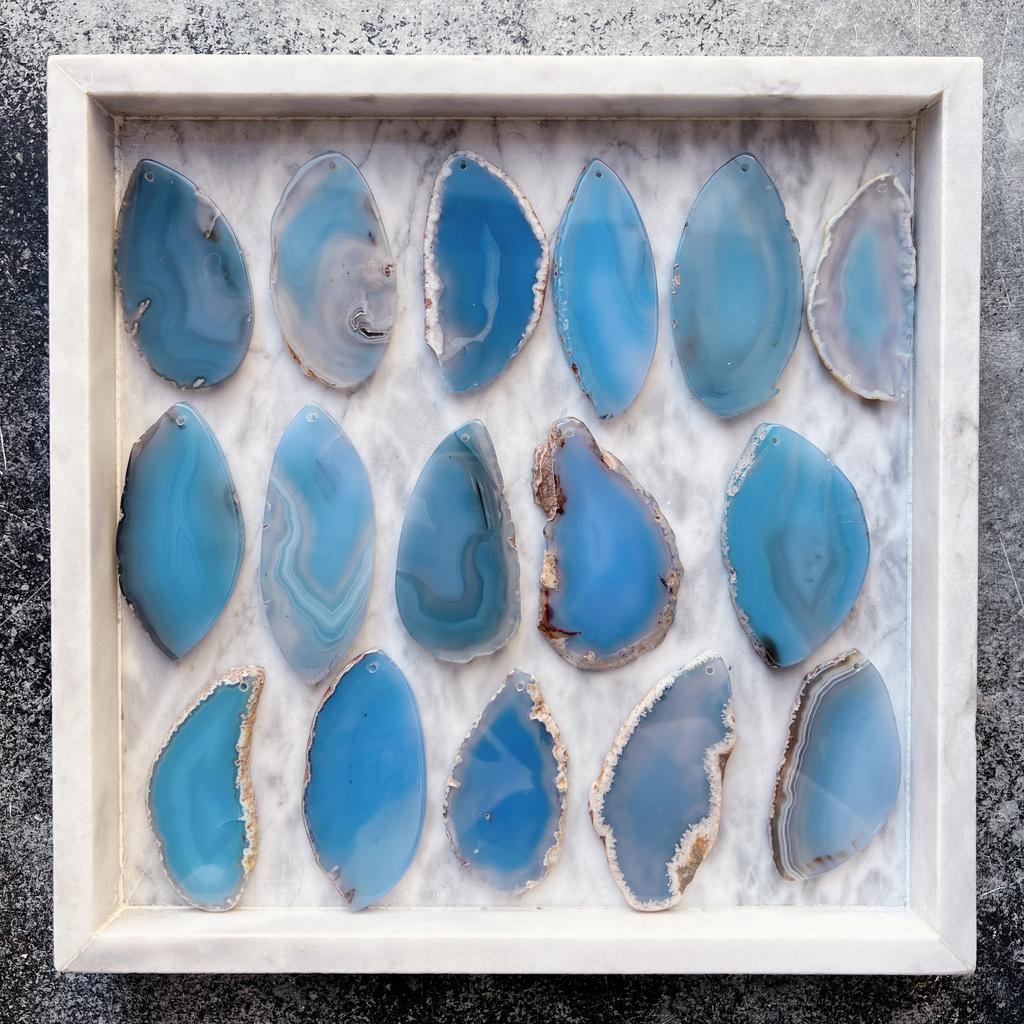 Маленький срез агата, тонированный