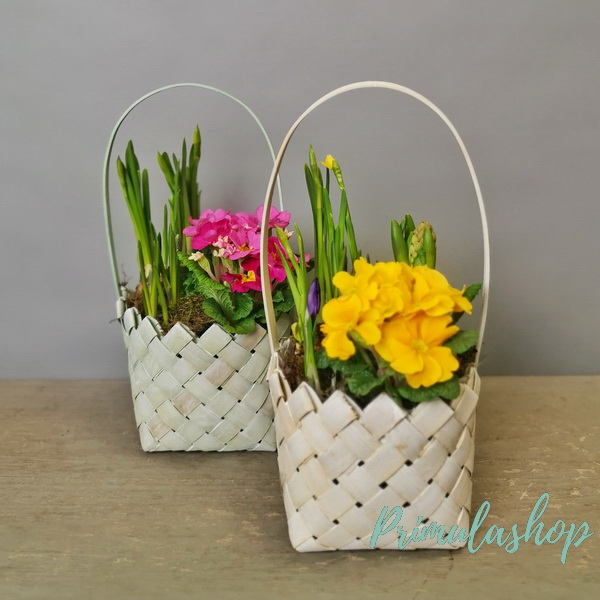 PR-041.  КОРЗИНКА С ПЕРВОЦВЕТАМИ