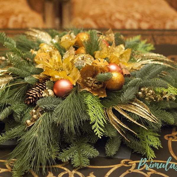 Новогодние композиции для оформления интерьера