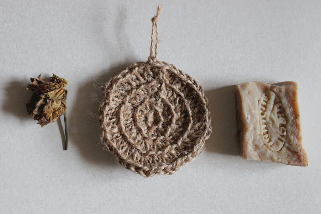 Эко-губка из джута