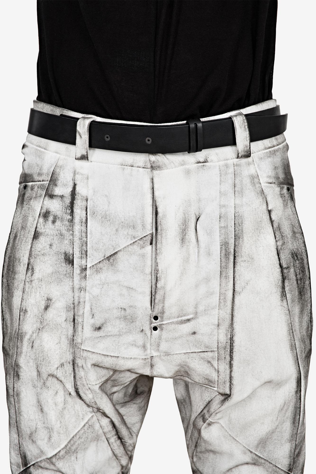 Кожаный ремень со скрытым креплением на шпильке 139DEC