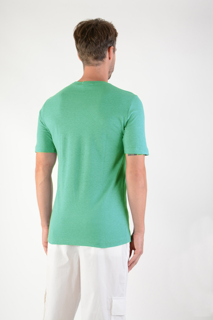 Базовая футболка из смеси льна и хлопка Xagon