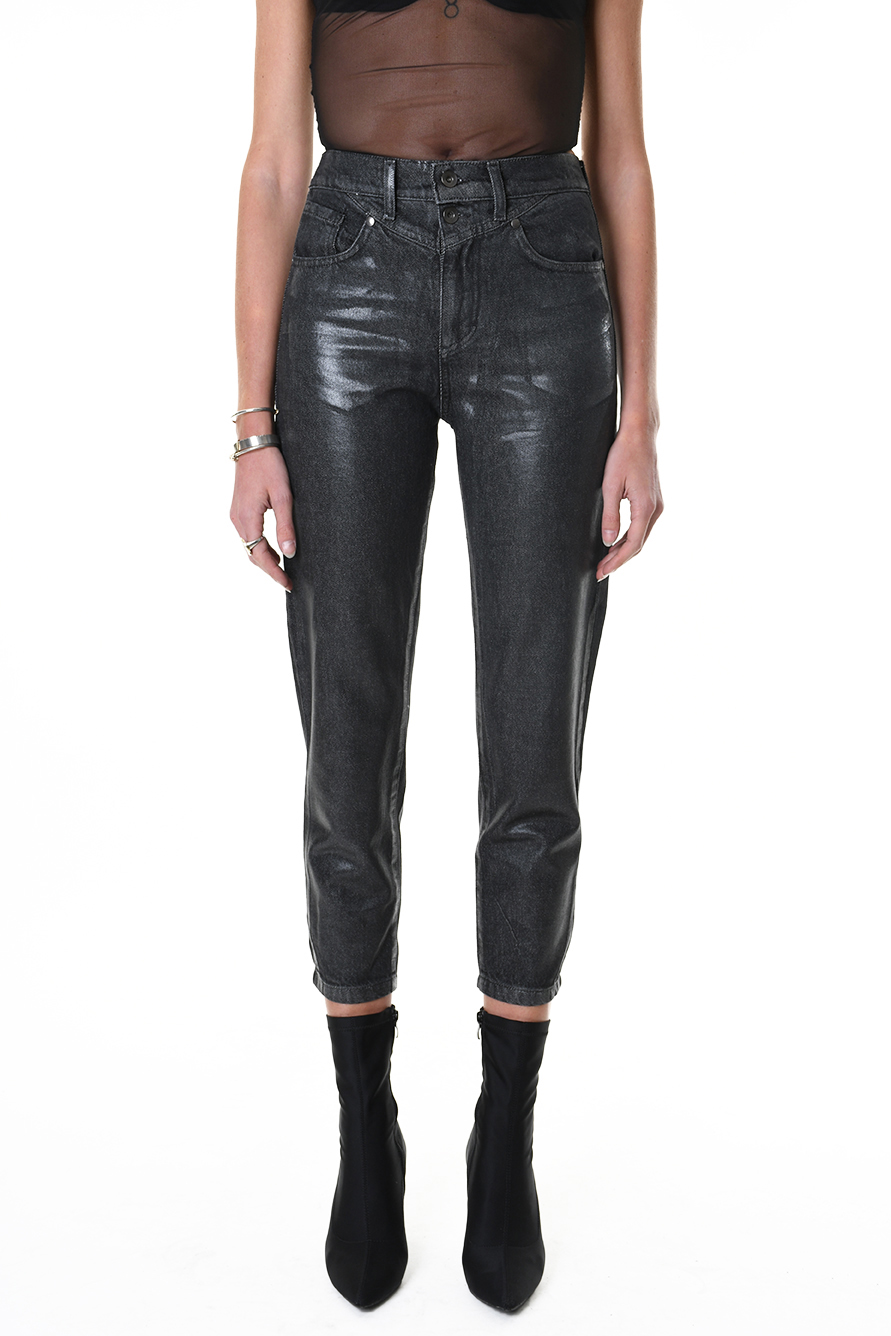 Вощеные комфортные джинсы со средней посадкой LH