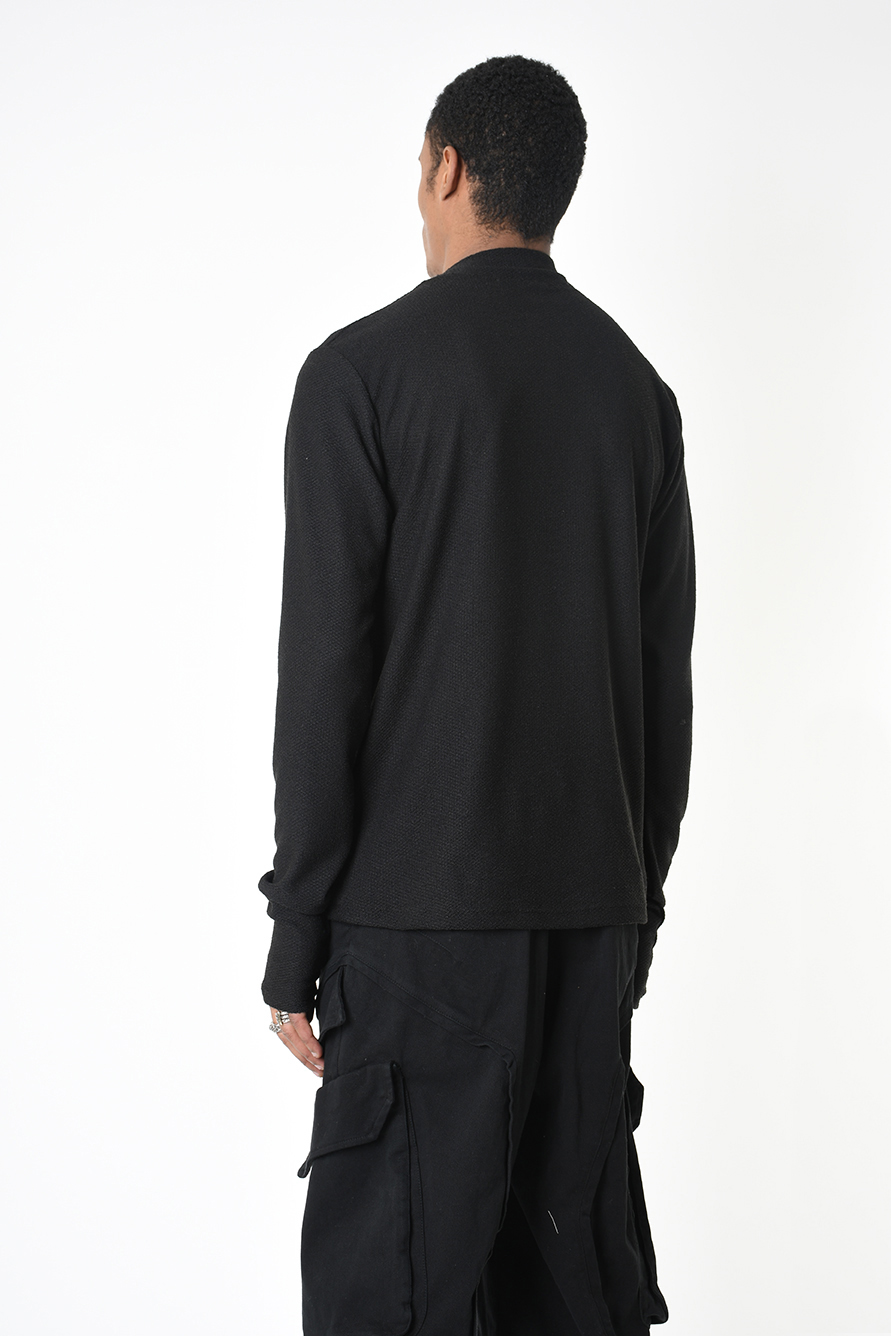 Лонгслив из фактурного хлопка LH