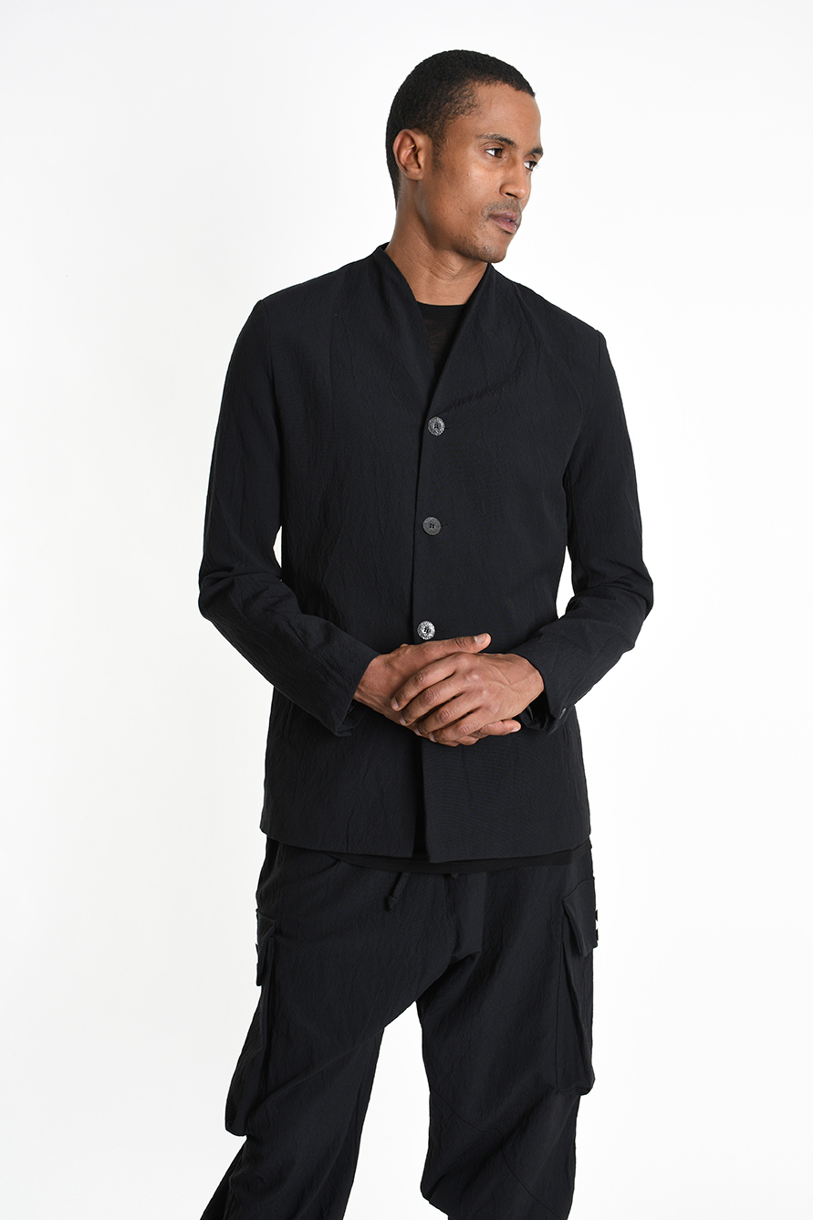 Пиджак из жаккардового хлопка на трех пуговицах LH