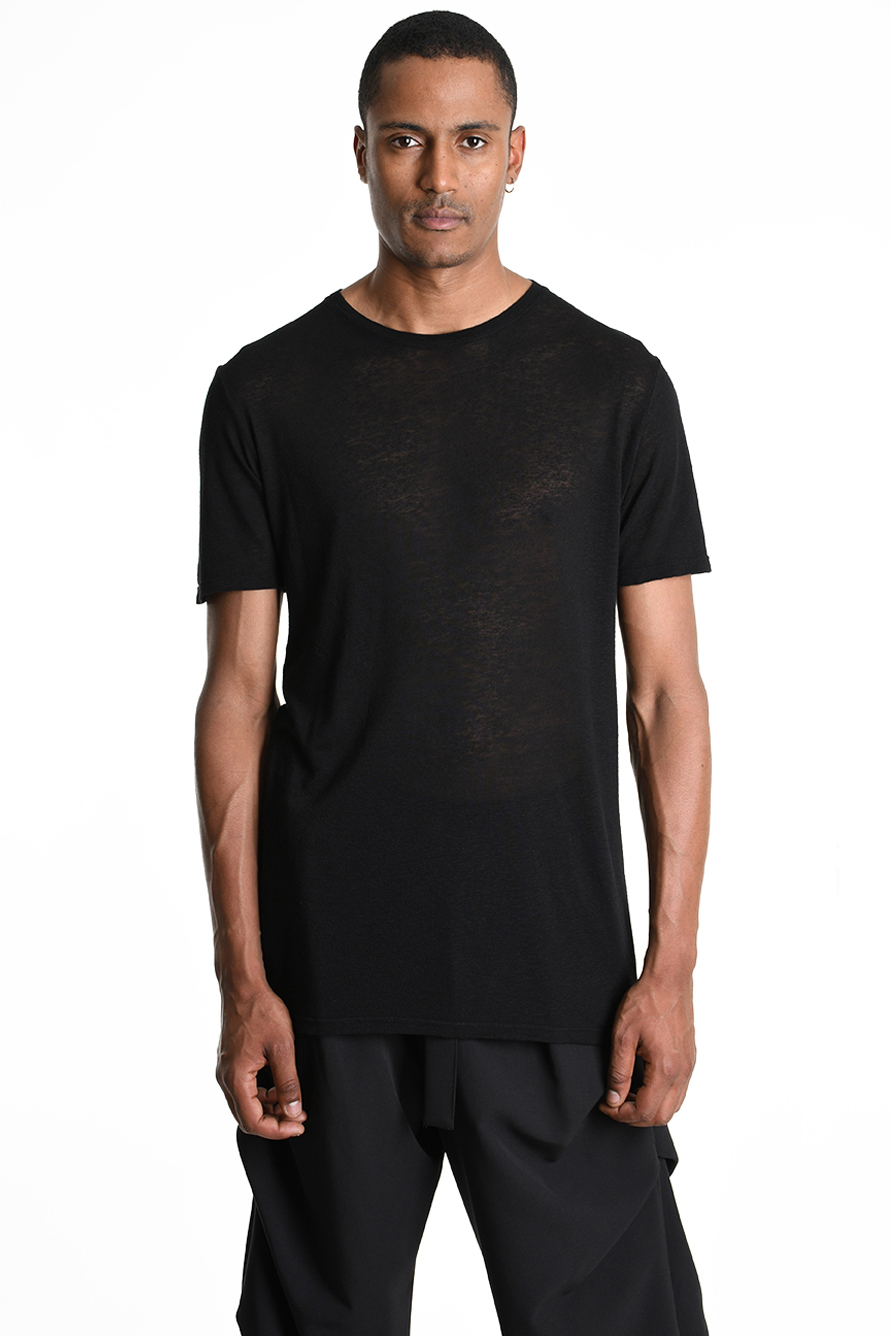 Футболка стандартного кроя из вискозного льна LH