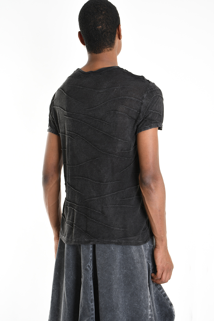 Футболка из жаккардового вискозного джерси LH