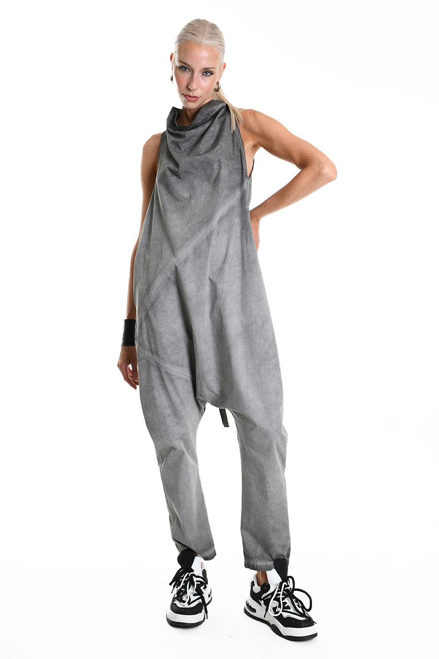 Хлопковый комбинезон с заниженным шаговым швом LH