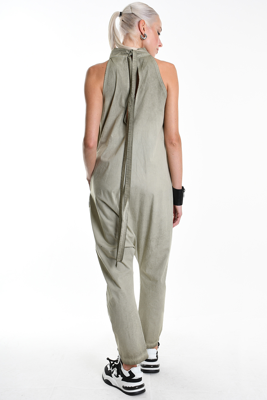 Хлопковый комбинезон с заниженным шаговым швом LH