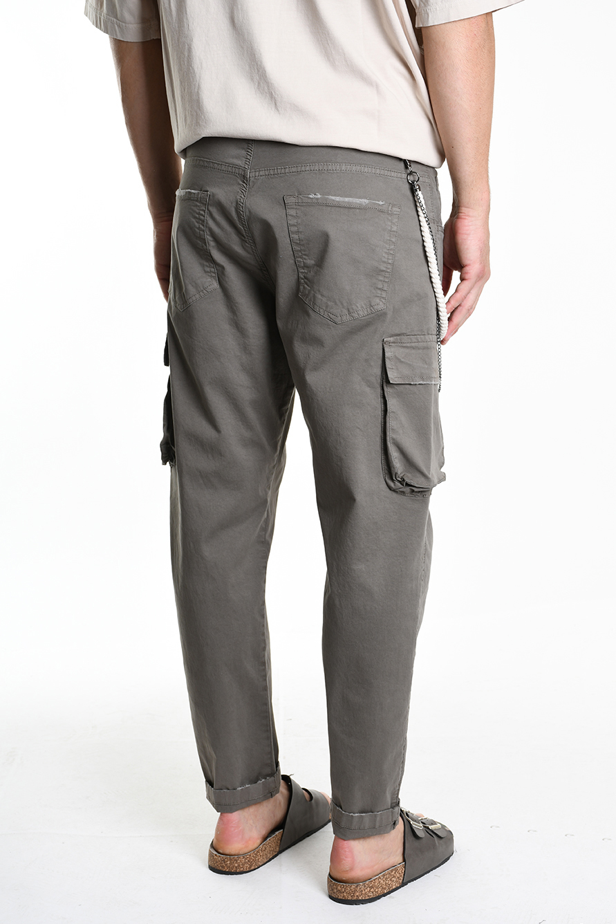 Брюки-карго с потертостями на карманах Xagon