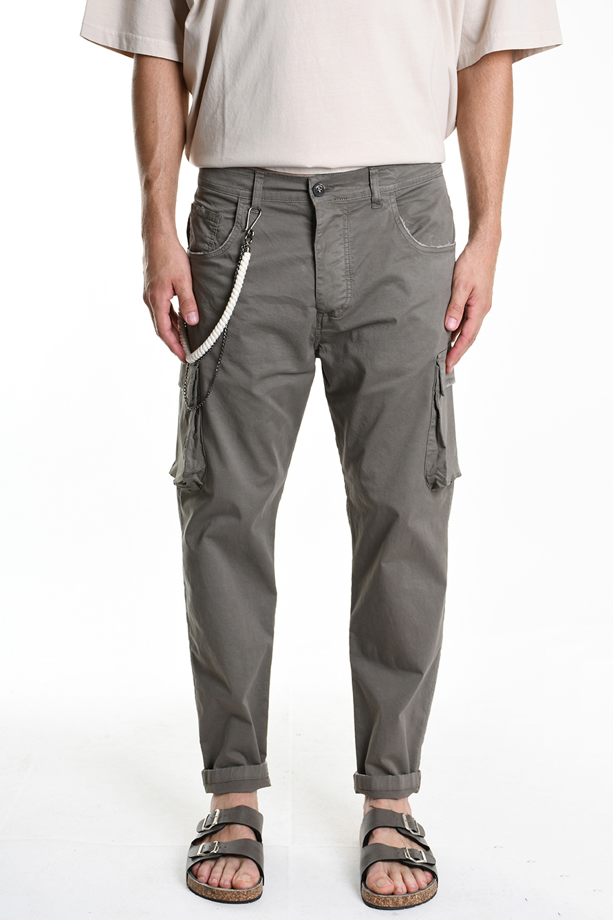 Брюки-карго с потертостями на карманах Xagon