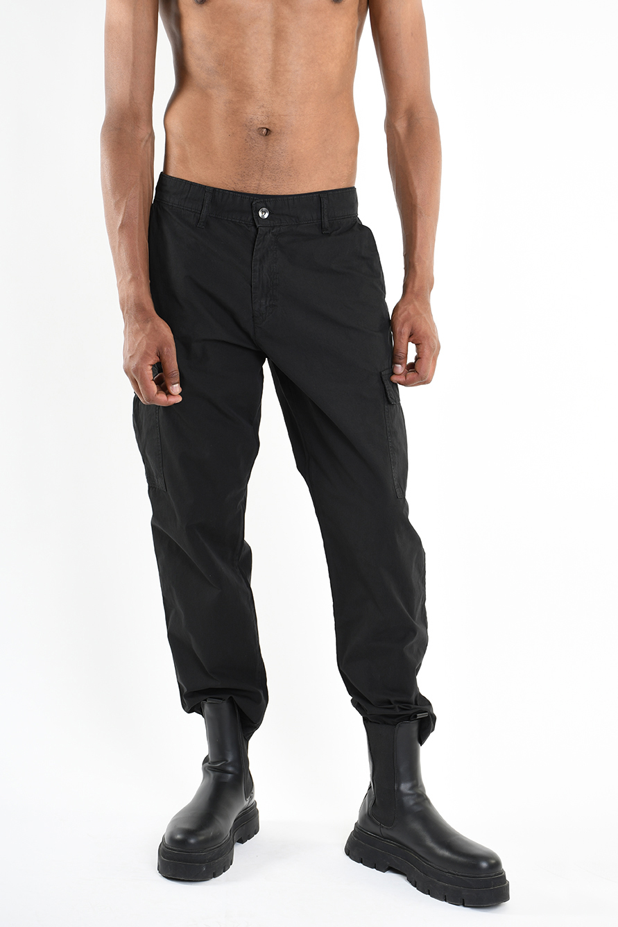 Хлопковые брюки-карго LH