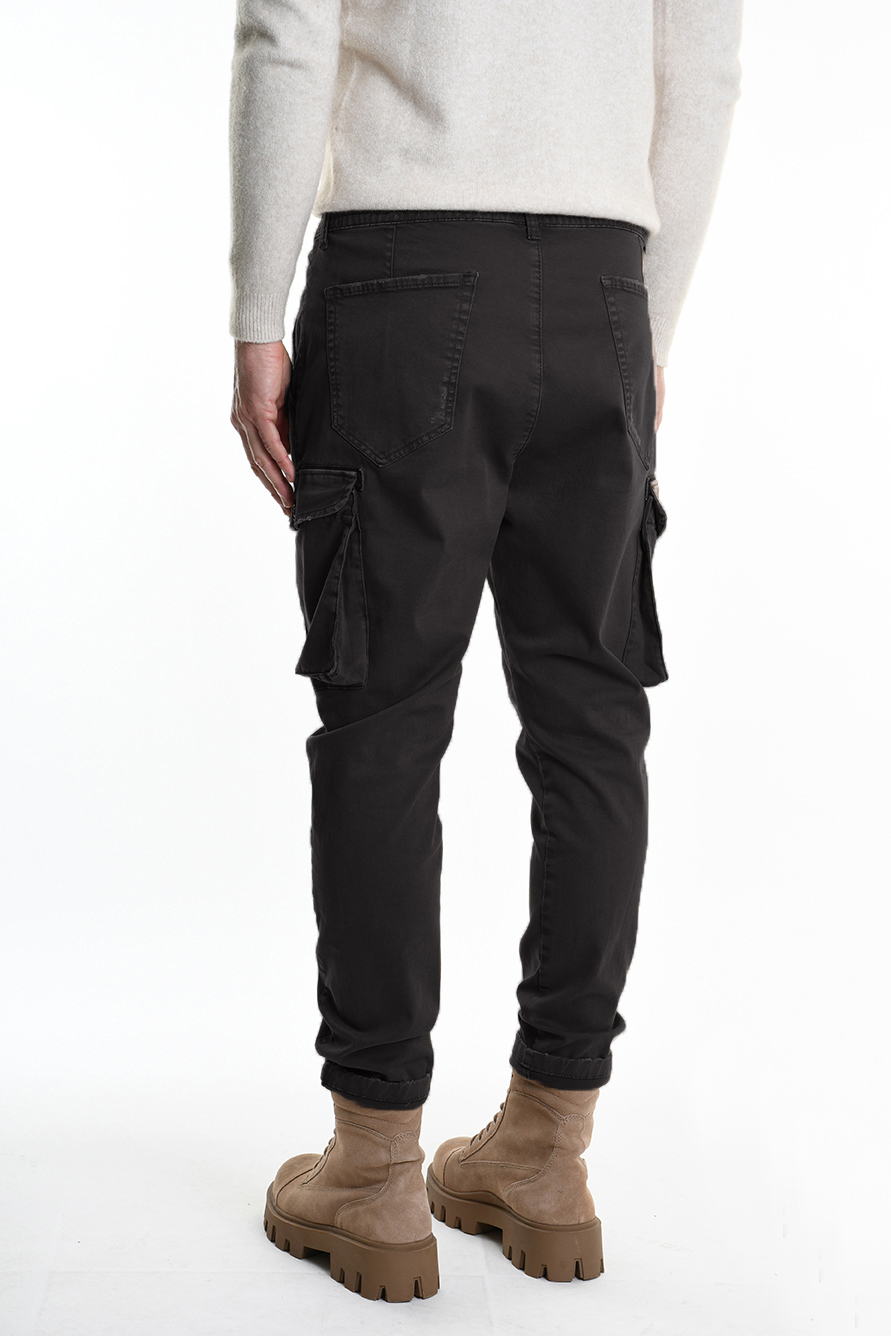 Эластичные брюки-карго с микроразрывами Xagon