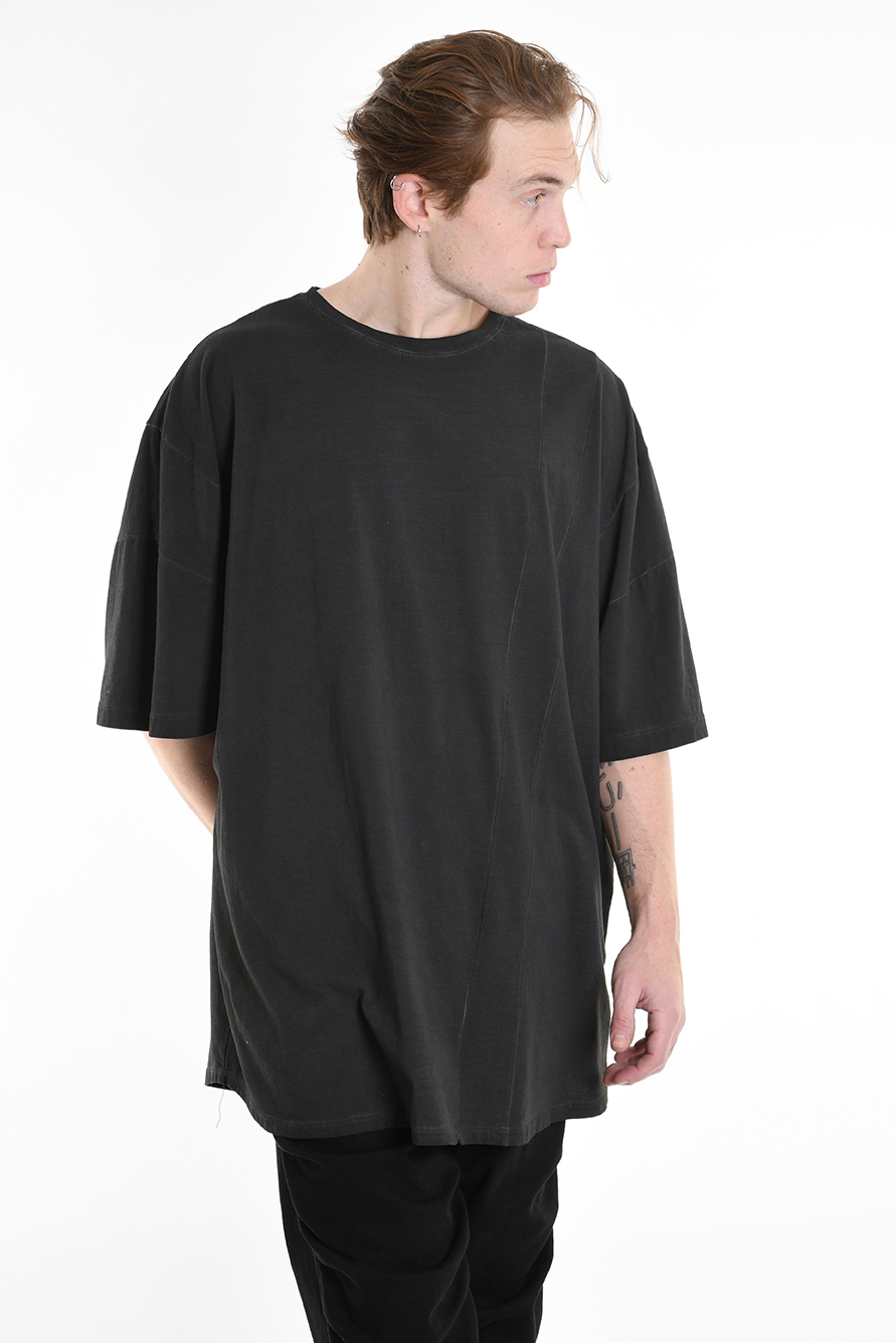 Хлопковая футболка оверсайз окрашенная холодным способом LH