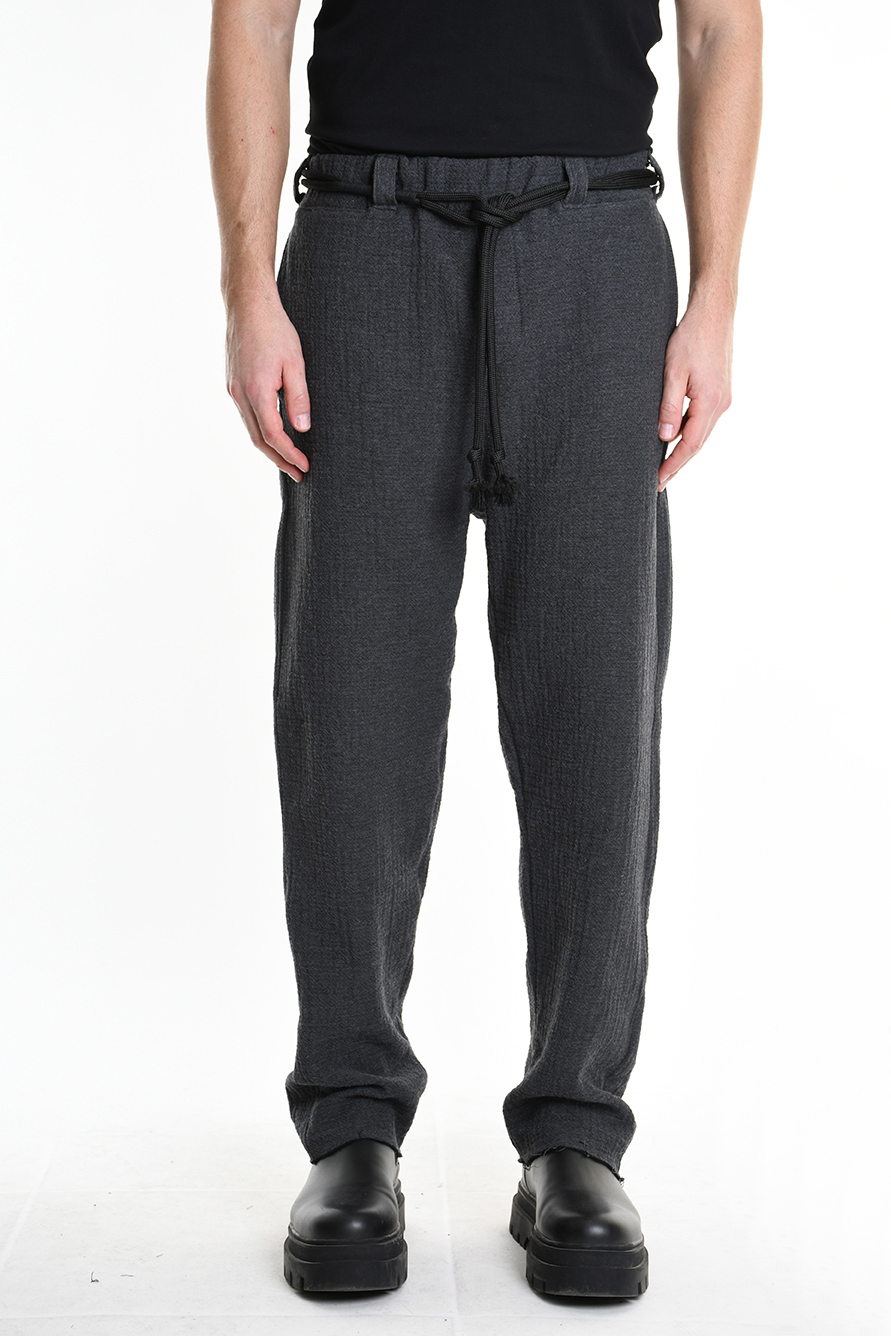 Брюки из смесового хлопка с эластичным поясом со шнурком Xagon