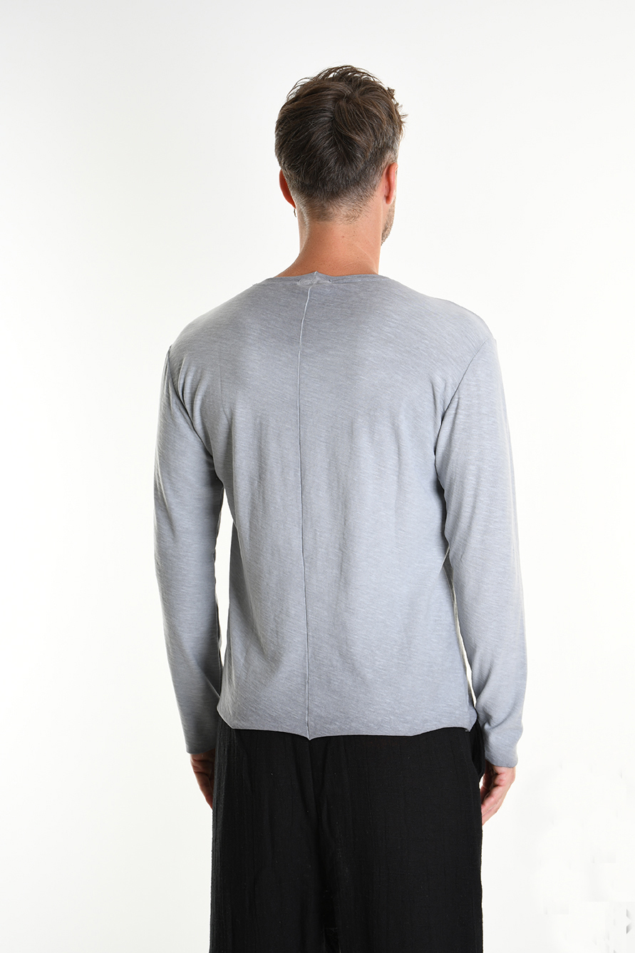 Лонгслив из хлопкового джерси окрашенный холодным способом Xagon