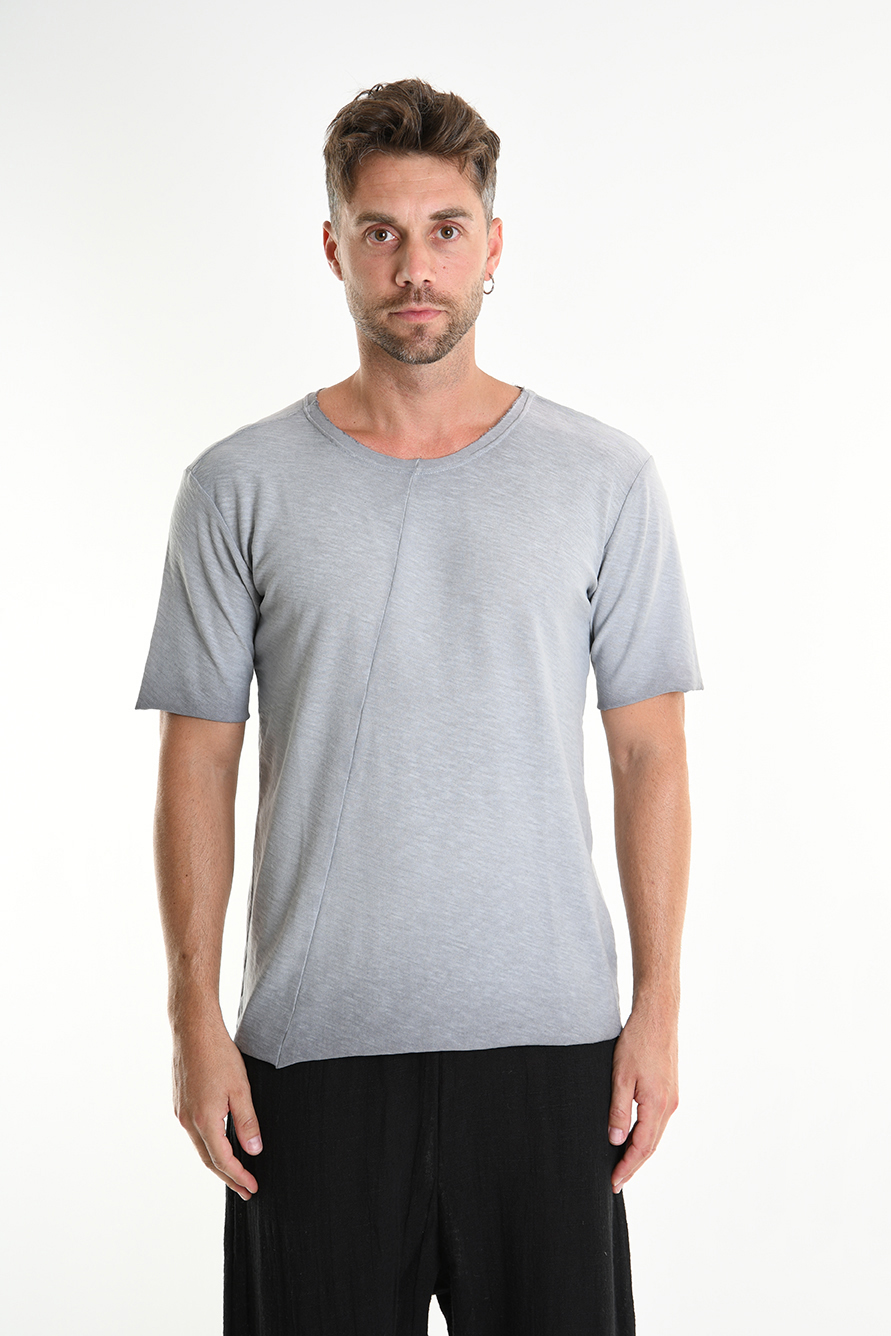 Футболка из хлопкового джерси с необработанными краями Xagon