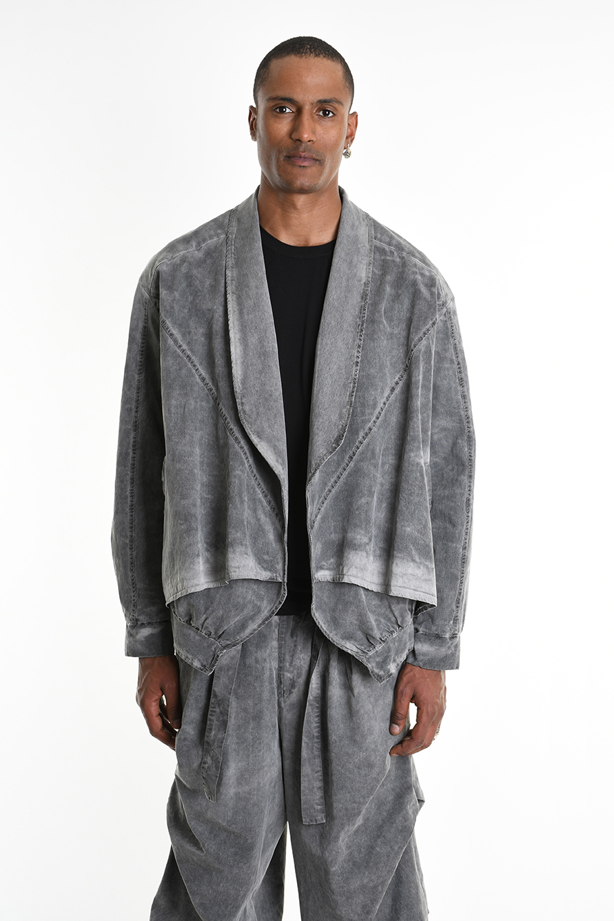 Жакет свободного кроя с эффектом многослойности LH