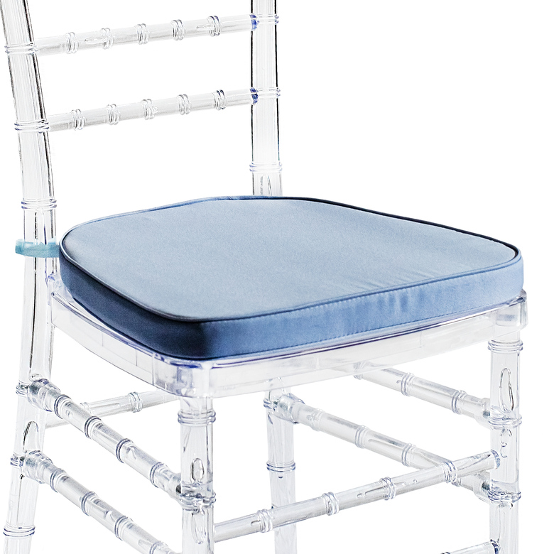 Подушка мягкая голубая