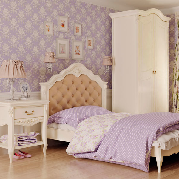 КРОВАТЬ С МЯГКИМ ИЗГОЛОВЬЕМ 120*200 R312