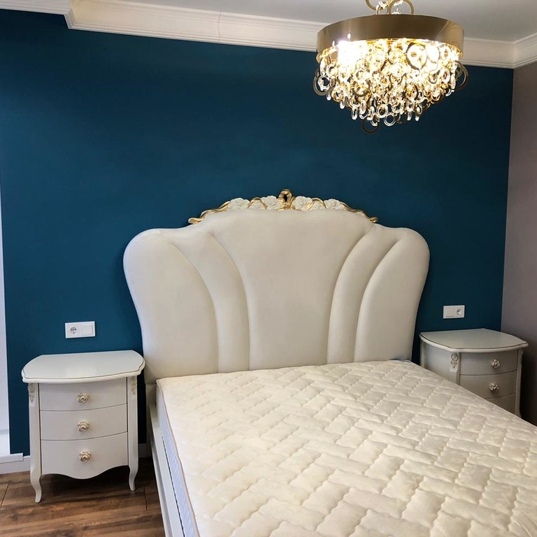 КРОВАТЬ С МЯГКИМ ИЗГОЛОВЬЕМ 180*200 R618-K02-G-B01
