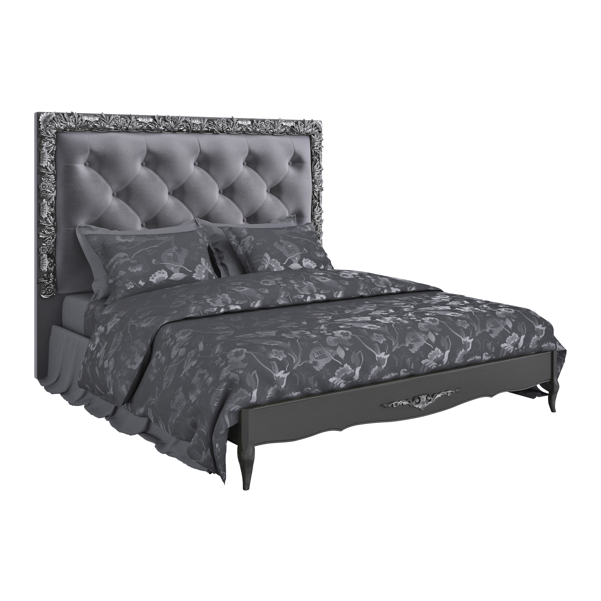 КРОВАТЬ С МЯГКИМ ИЗГОЛОВЬЕМ 180*200 R218D-К03-AG-B12