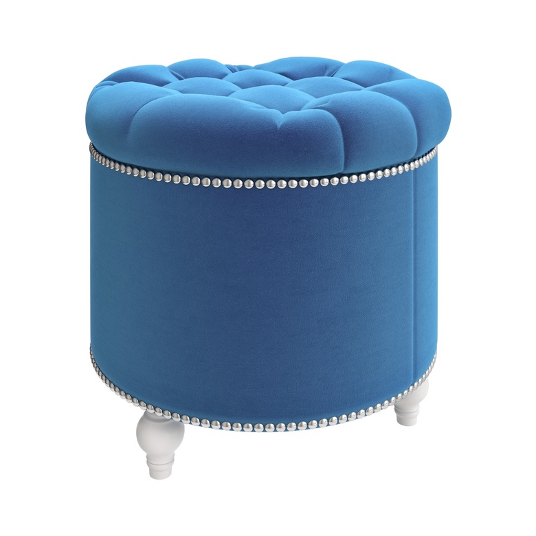 ПУФ ОТКРЫВАЮЩИЙСЯ  голубой M01-WKN-E33