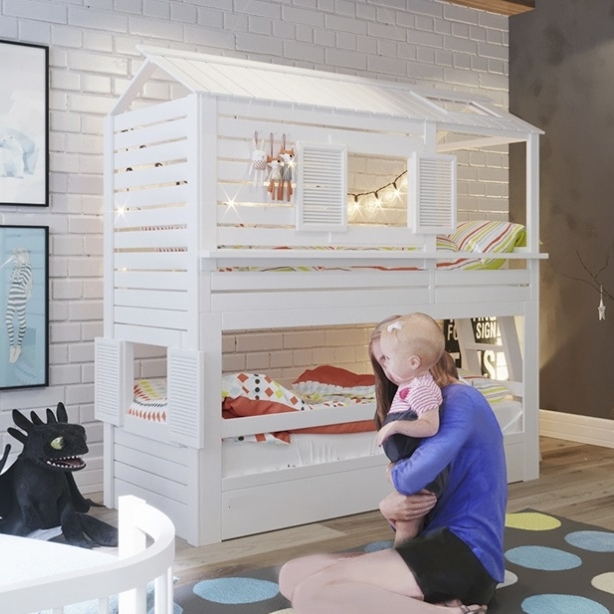 Кровать детская двухярусная 1005