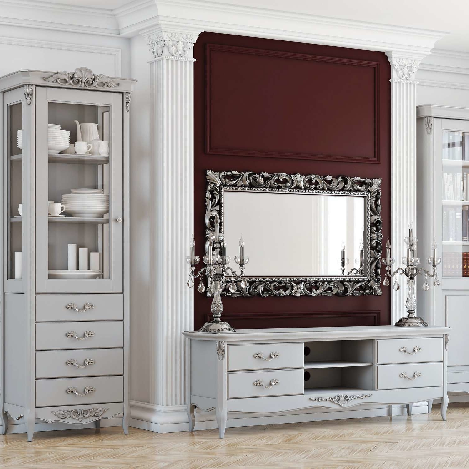 ТУМБА ТВ ШИРОКАЯ APg151-K02-G