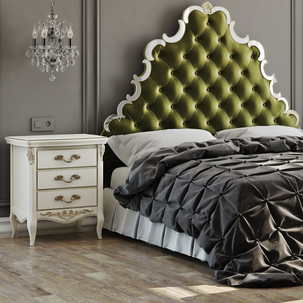 ПРИКРОВАТНАЯ ТУМБА 3 ЯЩИКА APg117-K02-G