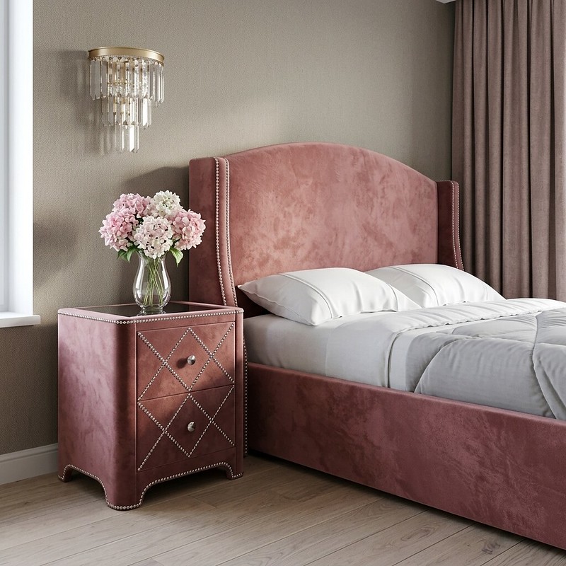 КРОВАТЬ С МЯГКИМ ИЗГОЛОВЬЕМ 180*200 K10