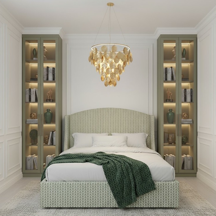 КРОВАТЬ С МЯГКИМ ИЗГОЛОВЬЕМ 180*200