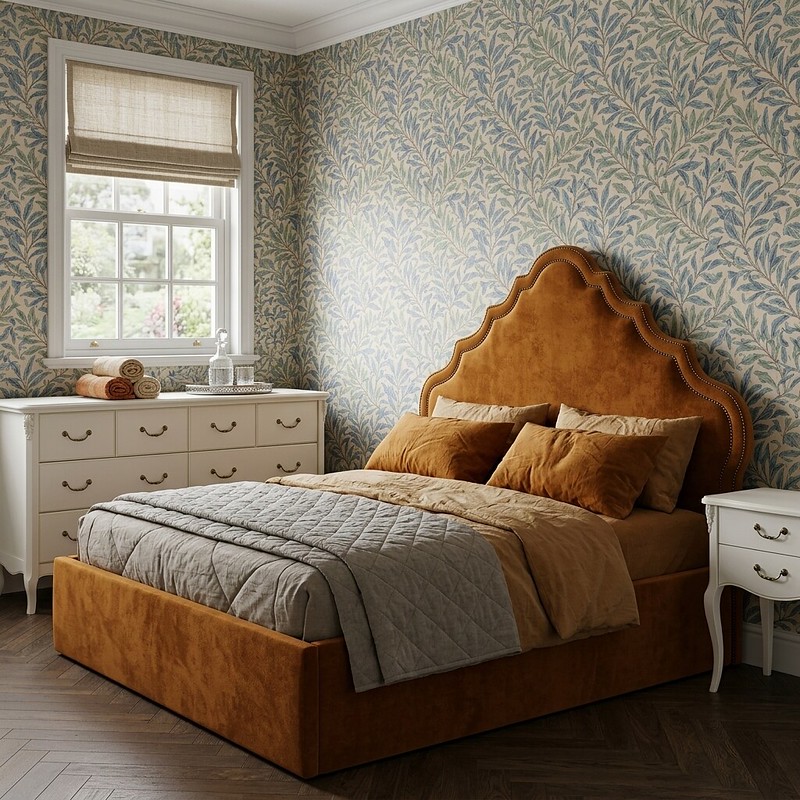 КРОВАТЬ С МЯГКИМ ИЗГОЛОВЬЕМ 160*200 K08