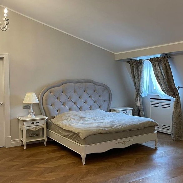 КРОВАТЬ С МЯГКИМ ИЗГОЛОВЬЕМ 160*200 R516-K02-G-B01
